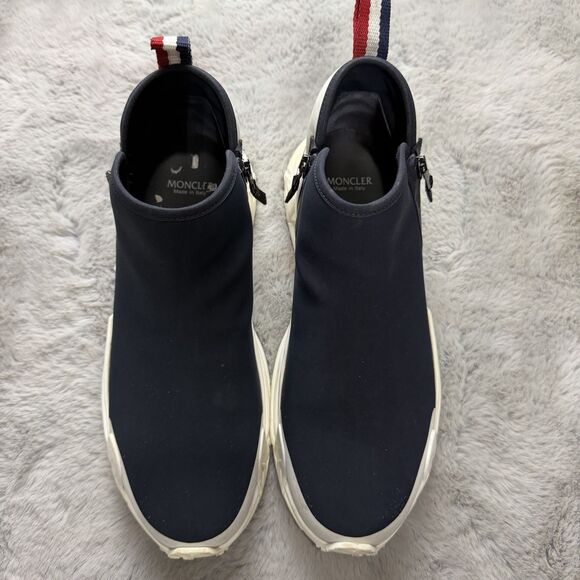 Moncler Compassor Zip Shoes Mens Sneakers Blue Athletic Size 44 US 11 Authentic main image 4